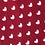 Burgundy Cotton Bandon Extra Long Tie
