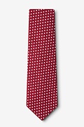 Bandon Burgundy Extra Long Tie Photo (1)