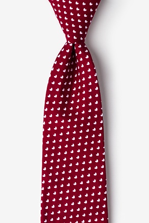 Bandon Burgundy Extra Long Tie