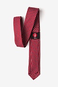 Bandon Burgundy Skinny Tie Photo (2)