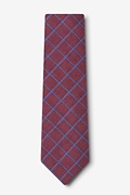 Bisbee Burgundy Extra Long Tie Photo (1)