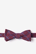 Bisbee Burgundy Skinny Bow Tie Photo (0)
