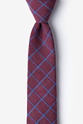 Bisbee Burgundy Skinny Tie Photo (0)