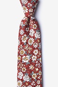 Brook Burgundy Tie Photo (0)