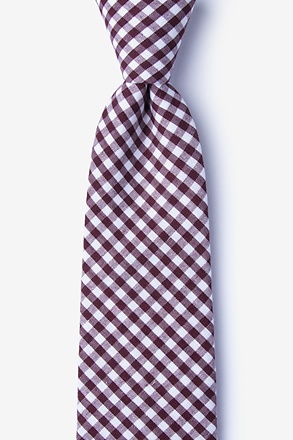 Clayton Burgundy Tie