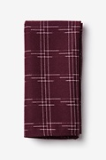 Escondido Burgundy Pocket Square Photo (0)