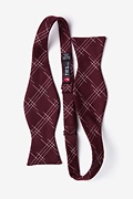 Escondido Burgundy Self-Tie Bow Tie Photo (1)