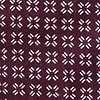 Burgundy Cotton Fayette Extra Long Tie