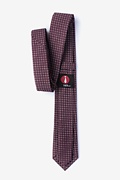 Fayette Burgundy Skinny Tie Photo (1)