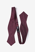 Holbrook Burgundy Diamond Tip Bow Tie Photo (1)