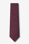 Holbrook Burgundy Extra Long Tie Photo (1)