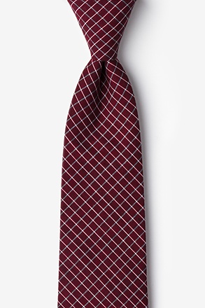 Holbrook Burgundy Extra Long Tie