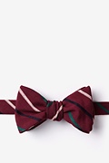 Houston Burgundy Self-Tie Bow Tie Photo (0)