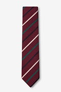 Houston Burgundy Skinny Tie Photo (1)