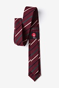 Houston Burgundy Skinny Tie Photo (2)