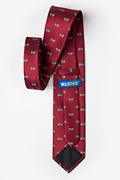 Bicycles Burgundy Tie Photo (1)