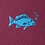 Burgundy Microfiber Fish Skinny Tie