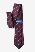 Flying Arrows Burgundy Tie Photo (1)