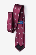 French Bulldog Burgundy Tie Photo (2)