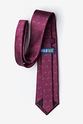 Tobacco Pipes Burgundy Tie Photo (2)