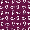 Burgundy Polyester Neil Pocket Square