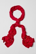 Rockstar Stud Burgundy Scarf Photo (1)