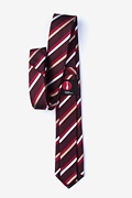 Bann Burgundy Skinny Tie Photo (1)