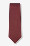 Burgundy Revitalize Extra Long Tie Photo (0)