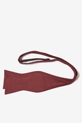 Burgundy Revitalize Self-Tie Bow Tie Photo (1)