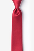 Burgundy Skinny Tie Photo (0)