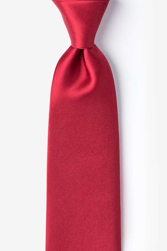 burgundy tie