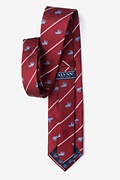 Extra Trunk Space Burgundy Tie Photo (1)