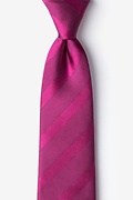 Granham Burgundy Extra Long Tie Photo (0)