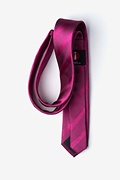 Granham Burgundy Skinny Tie Photo (1)