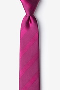 Granham Burgundy Skinny Tie Photo (0)