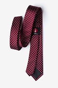 Misool Burgundy Skinny Tie Photo (1)