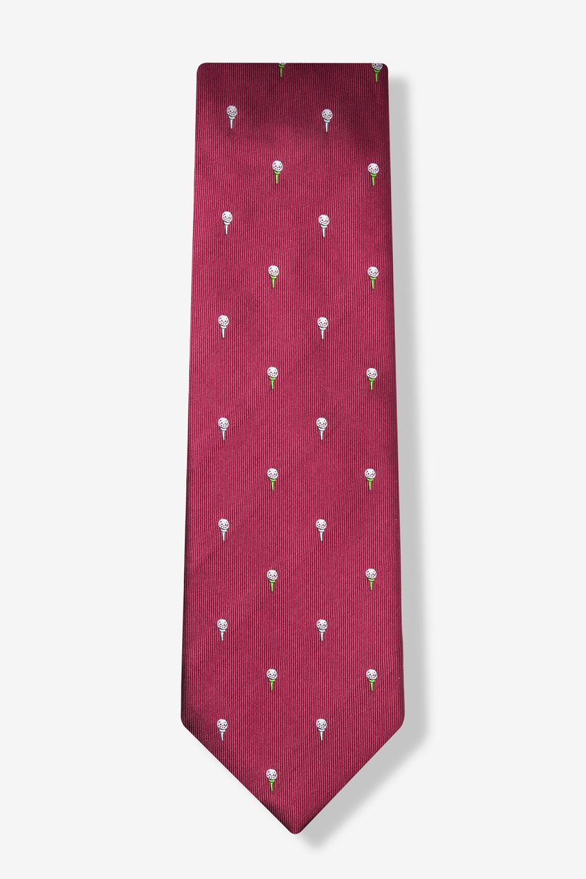Oh, the Possibili-tees Burgundy Tie Photo (1)