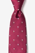 Oh, the Possibili-tees Burgundy Tie Photo (0)