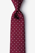 Richards Burgundy Extra Long Tie Photo (0)