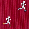 Burgundy Silk Runner's High Tie