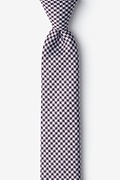 Shetland Burgundy Skinny Tie Photo (0)