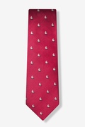 Shipshape Burgundy Tie Photo (1)