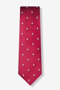 Shipshape Burgundy Tie Photo (1)