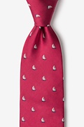 Shipshape Burgundy Tie Photo (0)