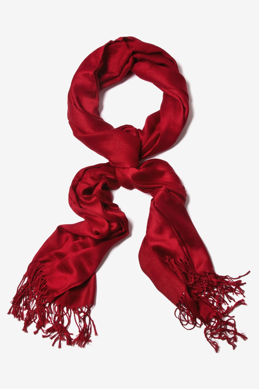 Burgundy Pashmina Scarf Pashmina Scarves
