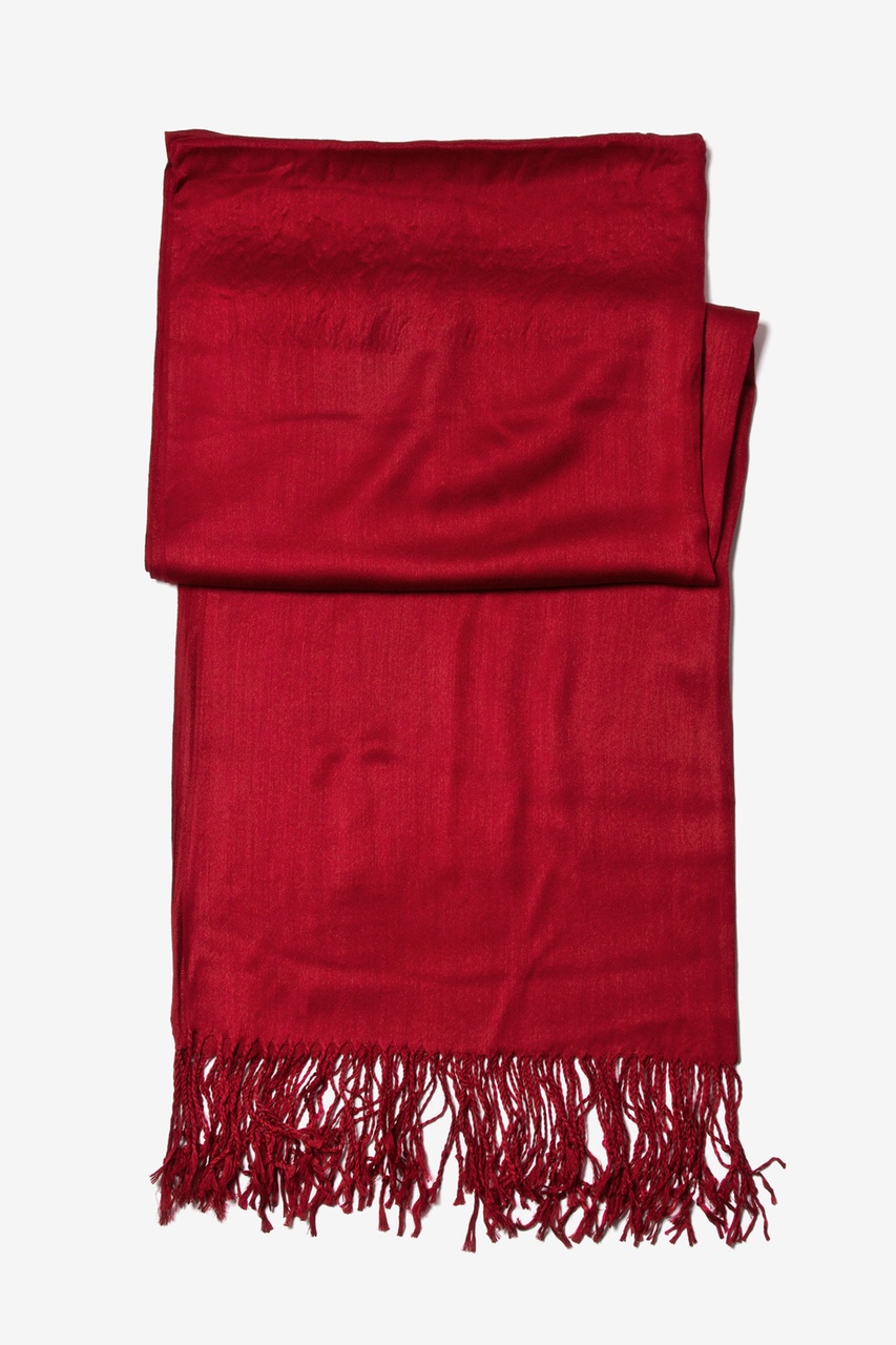 Burgundy Pashmina Scarf Pashmina Scarves