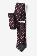 Burgundy Bucharest Paisley Tie Photo (2)