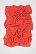 Mens Heathered Solid Burnt Orange Knit Scarf Photo (5)