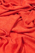 Mens Heathered Solid Burnt Orange Knit Scarf Photo (2)