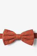 Singer Plus Burnt Orange Pre-Tied Bow Tie Photo (0)